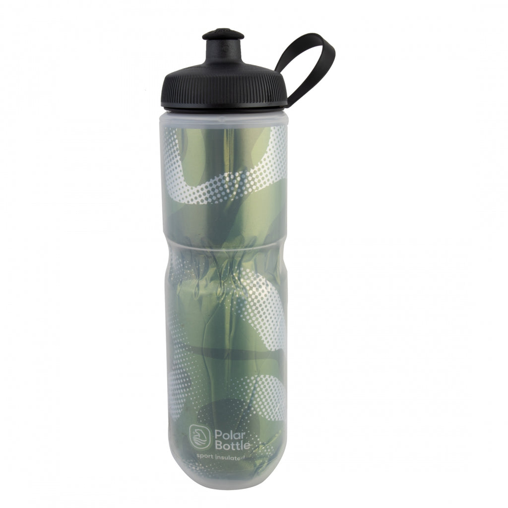 POLAR SPORT INSULATED 24oz CONTENDER OLIVE/SL