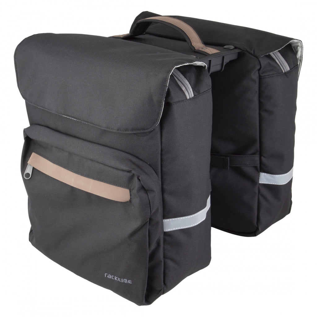 RACKTIME PANNIER TURE DOUBLE 2.0 BLACK