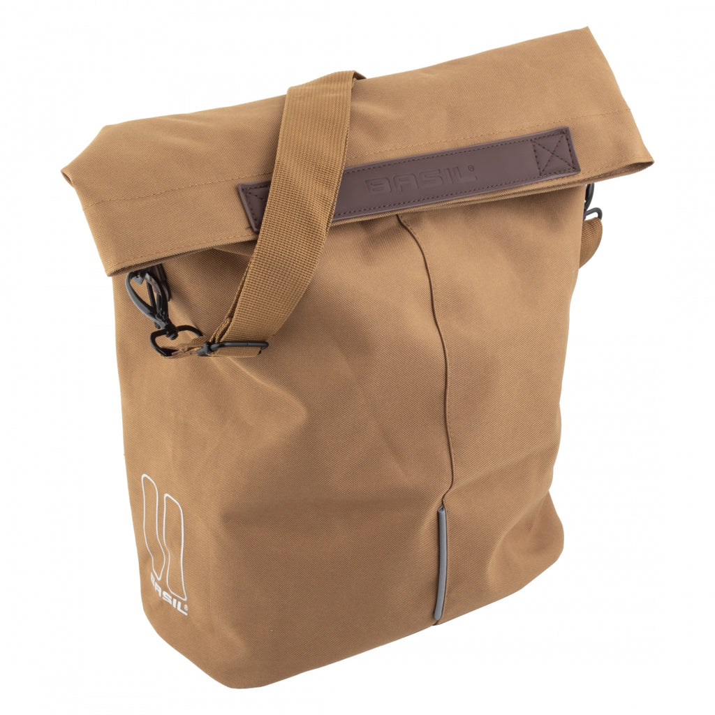 BASIL PANNIER CITY SHOPPER SINGLE HOOK-ON BROWN