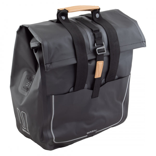 BASIL PANNIER URBAN DRY SHOPPER HOOK-ON BLACK