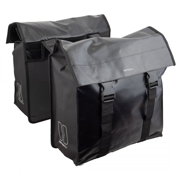 BASIL PANNIER URBAN LOAD DOUBLE UBS BLACK