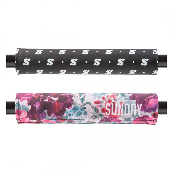 SUNDAY H-BAR PROTECTOR REVERSIBLE S-REPEAT-WH/WALLFLOWER-V2