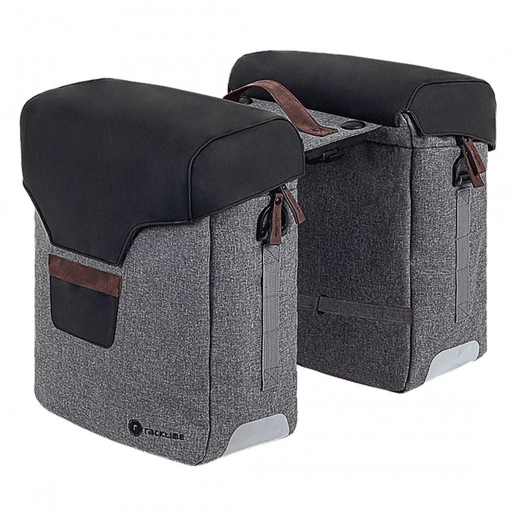 RACKTIME PANNIER LOUIS DOUBLE 2.0 BK/GY