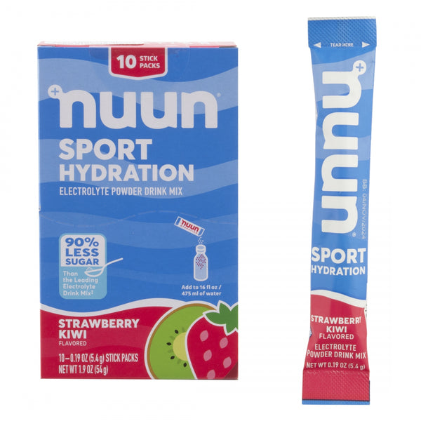 NUUN ELECTROLYTE SPORT PWDR KIWI STRAWBERRY BXof10