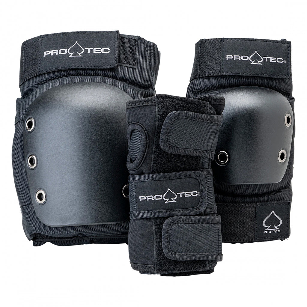 PROTEC STREET JR ELBO/KNE/WRST Y-SM BLACK