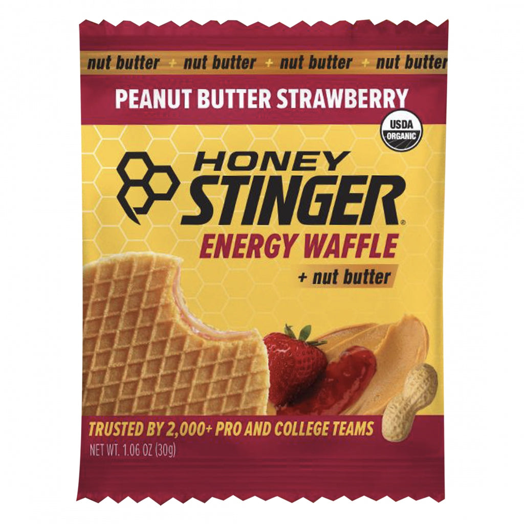 HS WAFFLE ORGANIC PEANUT BUTTER STRAWBERRY BXof12