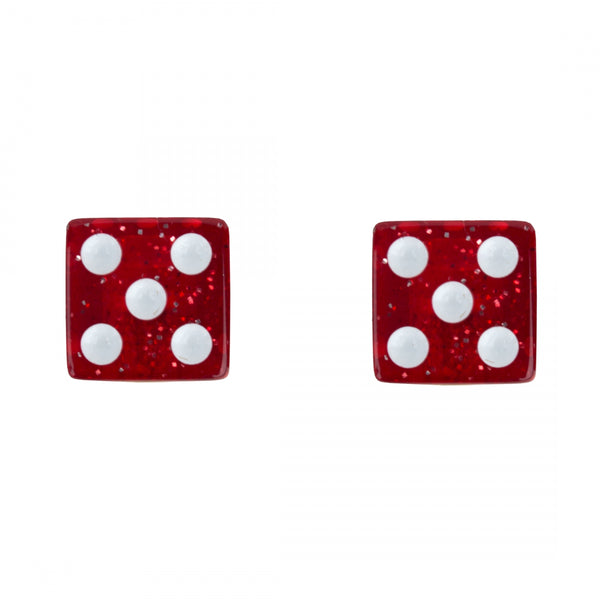 TRIKTOPZ DICE-GLITTER RED 1pr/PK