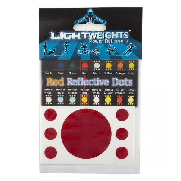 LIGHTWEIGHTS SAFETY DOTS 7p RED