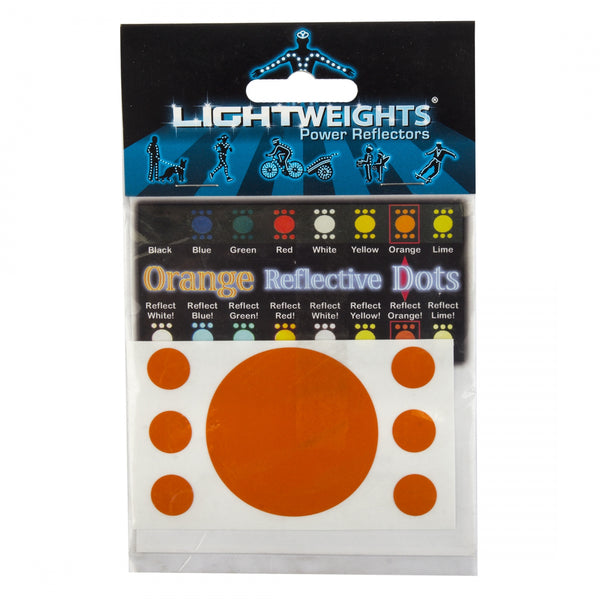 LIGHTWEIGHTS SAFETY DOTS 7pc ORG