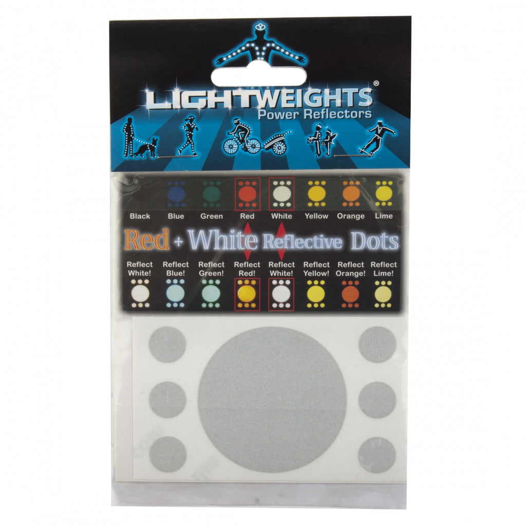 LIGHTWEIGHTS SAFETY DOTS 14pc RED/WHT