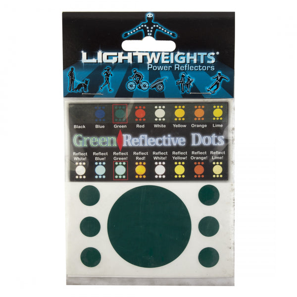 LIGHTWEIGHTS SAFETY DOTS 7pc GRN