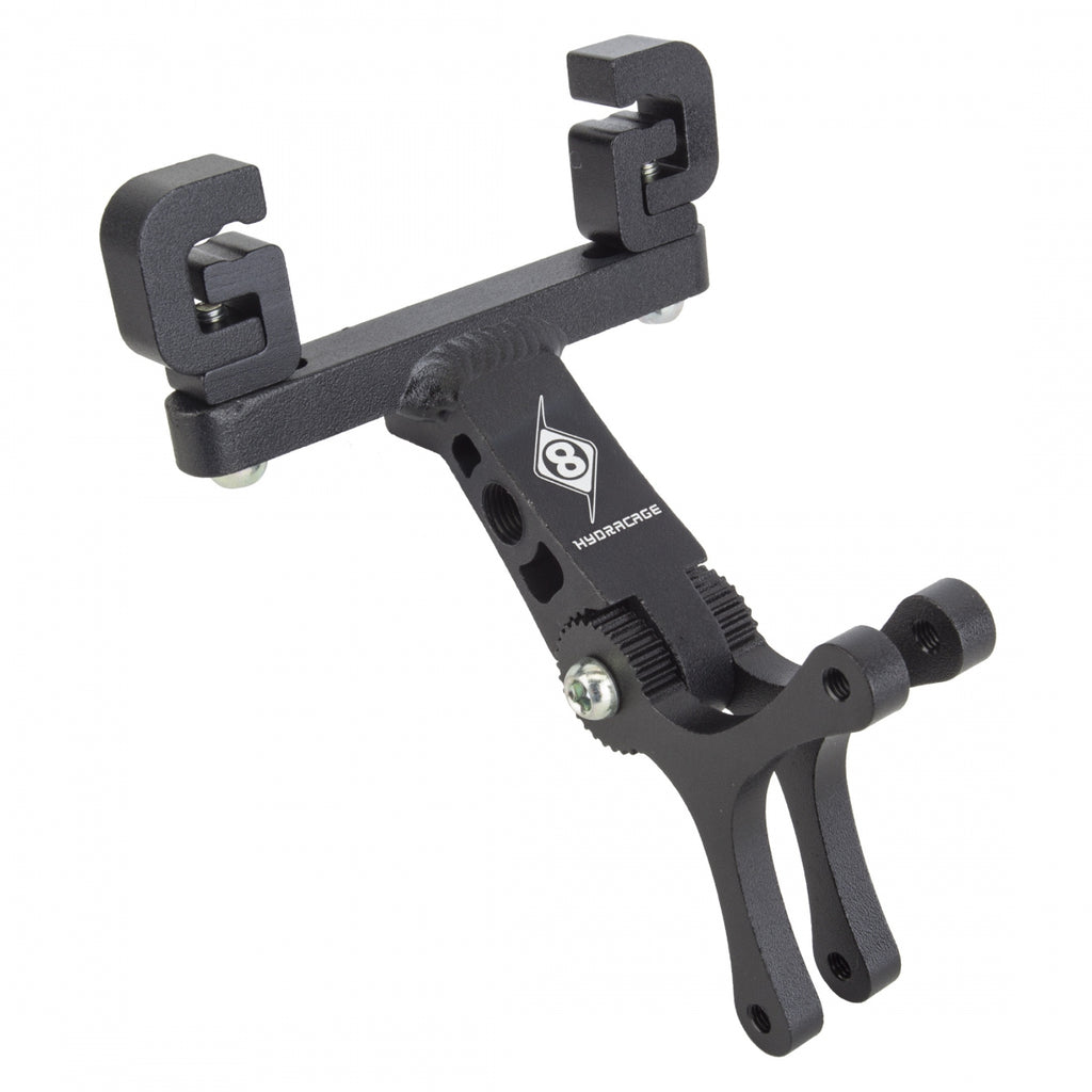 ORIGIN 8 HYDRORAIL DUAL CAGE SADDLE MOUNT ALLOY BLACK