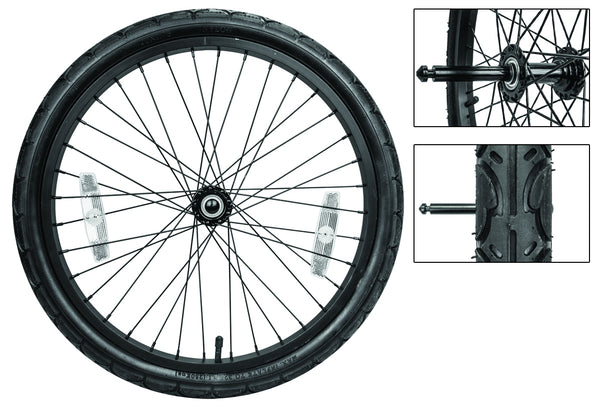 SUNLITE REPLACEMENT WHEEL 20 ALLOY QR PIN AXLE BLACK  f/912629/912630/912632/98014